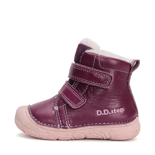 Ghete fete, piele naturala, captusite, violet, D.D.Step- W082-42385C-25-D.D. Step