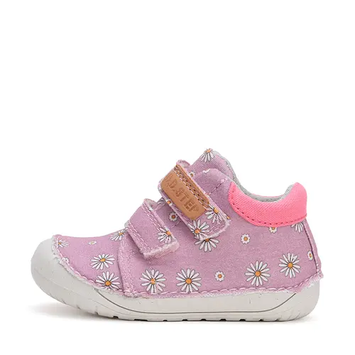 Pantofi copii, material textil, roz deschis, floricele, D.D.Step- C070-42861C-25-D.D. Step