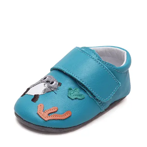 Pantofi primii pasi, interior, piele naturala, albastru, nevastuica, D.D.Step- K1596-42304-22/23-D.D. Step