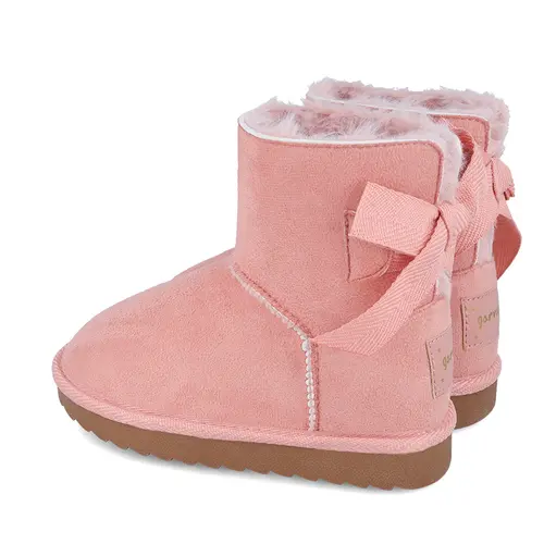 Cizme copii,material textil, blanita sintetica, Cloud, roz, Garvalin- 241550-B032-27-Garvalin