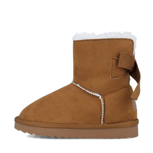 Cizme copii,material textil, blanita sintetica, Cloud, maro, Garvalin- 241550-A127-27-Garvalin