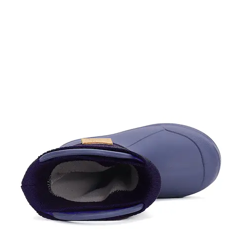 Cizme de cauciuc pentru copii, interior din material textil detasabil, bleumarin, D.D.Step - I106-42628-32/33-