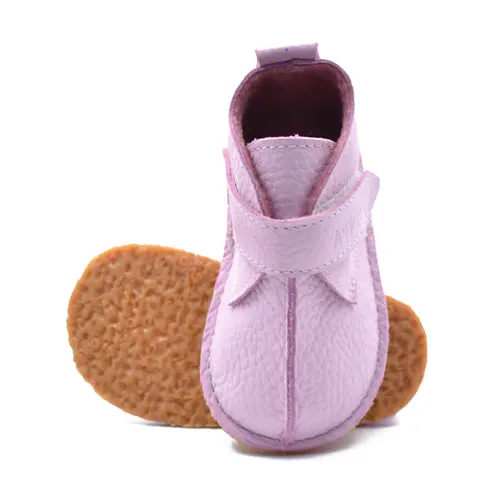 Ghete Barefoot, primii pasi, captuseala textila, talpa felxibila, roz lila - RO-112-14-24- Ghete Barefoot, primii pasi, captuseala textila, talpa felxibila, roz lila - RO-112-14-24-