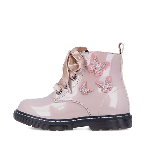 Ghete fete, inchidere siret si fermoar, Mini Matilde, roz, fluturas, Garvalin- 241340-C032-27-Garvalin Ghete fete, inchidere siret si fermoar, Mini Matilde, roz, fluturas, Garvalin- 241340-C032-27-Garvalin