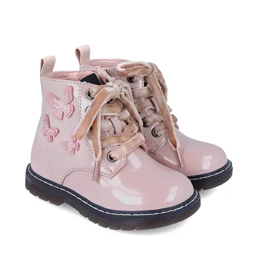 Ghete fete, inchidere siret si fermoar, Mini Matilde, roz, fluturas, Garvalin- 241340-C032-27-Garvalin Ghete fete, inchidere siret si fermoar, Mini Matilde, roz, fluturas, Garvalin- 241340-C032-27-Garvalin