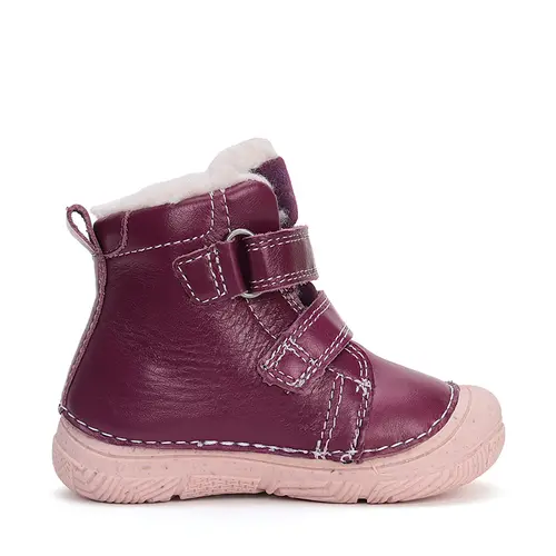 Ghete fete, piele naturala, captusite, violet, D.D.Step - W082-42385C-25-