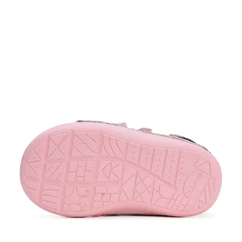 Ghete fete, piele naturala, talpa flexibila, captusite, roz, pinguin, D.D.Step - W066-42268A-25-