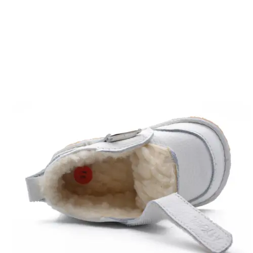 Ghete barefoot pentru copii, primii pasi, piele naturala, captuseala din blana, talpa flexibila, ivoar, Smiley- RO-600-2-24- Ghete barefoot pentru copii, primii pasi, piele naturala, captuseala din blana, talpa flexibila, ivoar, Smiley- RO-600-2-24-