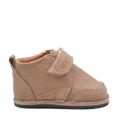 Pantofi barefoot baieti, piele naturala, primii pasi, talpa flexibila, culoare maro, Smiley- RO-500-3-24-By Pebebe Pantofi barefoot baieti, piele naturala, primii pasi, talpa flexibila, culoare maro, Smiley- RO-500-3-24-By Pebebe