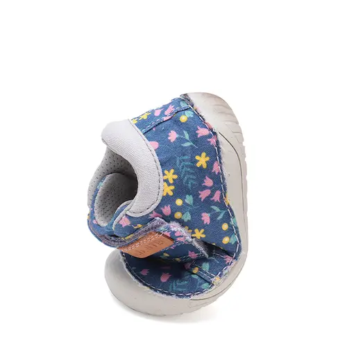 Pantofi copii, material textil, albastru, flori, D.D.Step- C070-42861B-25-D.D. Step