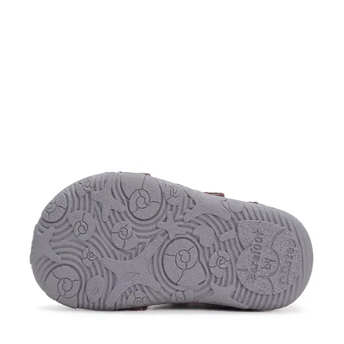 Pantofi copii, piele naturala, barefoot, talpa flexibila, mov, D.D.Step- S073-42466C-25-