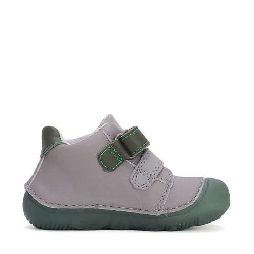 Pantofi copii, piele naturala, barefoot, talpa flexibila fluorescenta, tigru, gri, D.D.Step- S073-42135A-25-D.D. Step Pantofi copii, piele naturala, barefoot, talpa flexibila fluorescenta, tigru, gri, D.D.Step- S073-42135A-25-D.D. Step