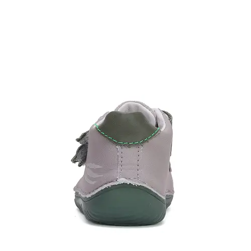 Pantofi copii, piele naturala, barefoot, talpa flexibila fluorescenta, tigru, gri, D.D.Step- S073-42135A-25-D.D. Step Pantofi copii, piele naturala, barefoot, talpa flexibila fluorescenta, tigru, gri, D.D.Step- S073-42135A-25-D.D. Step