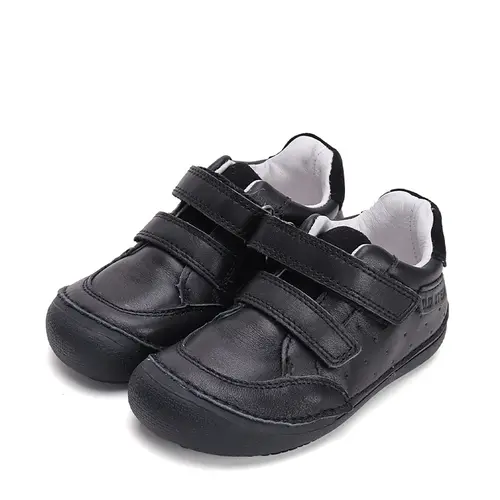 Pantofi copii, piele naturala, barefoot, talpa flexibila, negru, D.D.Step Colectia Back to School- S063-42369M-30-D.D. Step