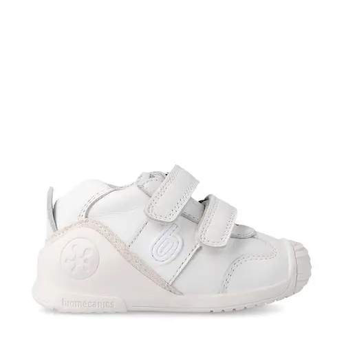 Pantofi copii, piele naturala, Biogateo Sport, alb, Biomecanics- 221001-C-22-Biomecanics