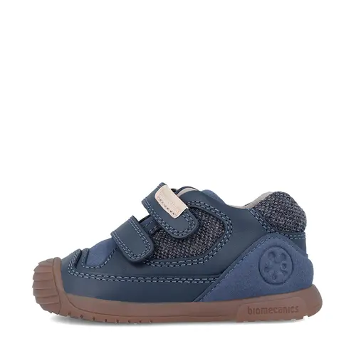 Pantofi copii, piele naturala, Biogateo Urban, albastru, Biomecanics- 241127-A183-24-Biomecanics