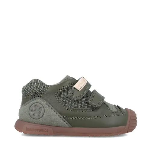 Pantofi copii, piele naturala, Biogateo Urban, verde inchis, Biomecanics- 241127-B788-24-Biomecanics