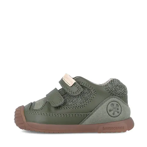 Pantofi copii, piele naturala, Biogateo Urban, verde inchis, Biomecanics- 241127-B788-24-Biomecanics