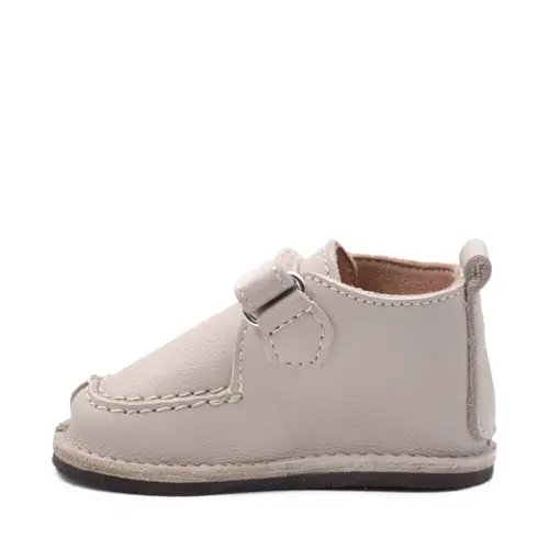 Pantofi din piele naturala pentru copii, talpa cauciuc, scai, Bubu, bej- RO-110-7-24-By Pebebe Pantofi din piele naturala pentru copii, talpa cauciuc, scai, Bubu, bej- RO-110-7-24-By Pebebe
