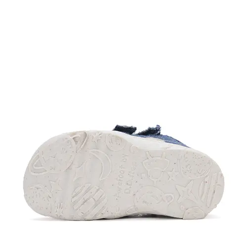 Pantofi fete, material textil, bleumarin, denim, flori, D.D.Step- C077-42610B-25-D.D. Step