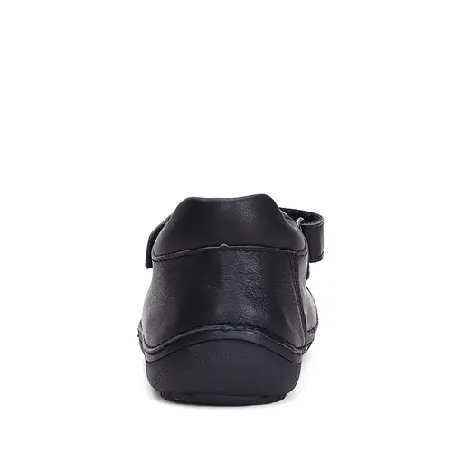 Pantofi fete, piele naturala, barefoot, talpa flexibila, negru, D.D.Step Colectia Back to School- H063-42716CM-30-D.D. Step