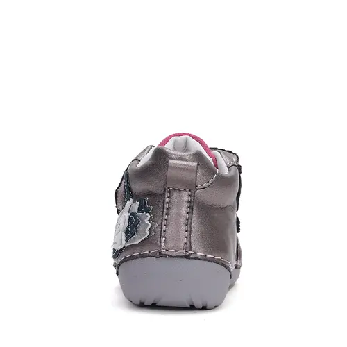 Pantofi fete, piele naturla, talpa flexibila, bronz sidef, lebada, D.D.Step- S015-42532A-23-