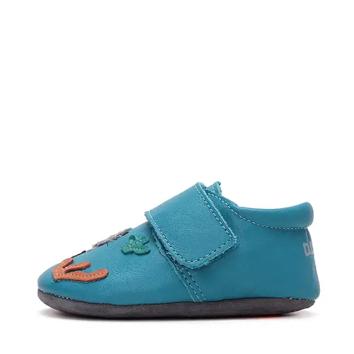 Pantofi primii pasi, interior, piele naturala, albastru, nevastuica, D.D.Step- K1596-42304-22/23-D.D. Step