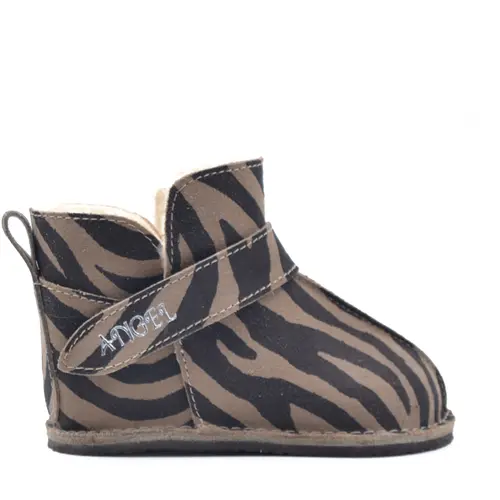 Cizme din piele pentru copii, talpa flexibila, imblanite, animal print- RO-106-24-24-By Pebebe Cizme din piele pentru copii, talpa flexibila, imblanite, animal print- RO-106-24-24-By Pebebe