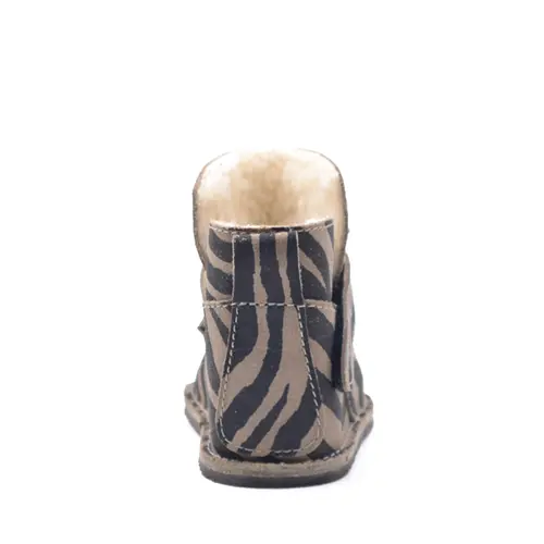 Cizme din piele pentru copii, talpa flexibila, imblanite, animal print- RO-106-24-24-By Pebebe Cizme din piele pentru copii, talpa flexibila, imblanite, animal print- RO-106-24-24-By Pebebe
