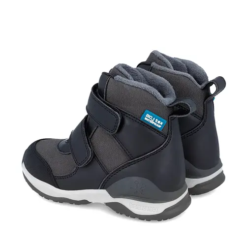 Ghete baieti, piele ecologica si material impermeabil, Bioevolution Xtrem, negru, Biomecanics - 241257-A054-29-