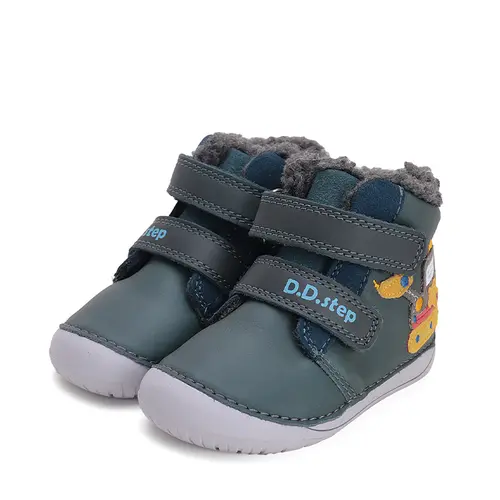 Ghete Barefoot baieti, piele naturala, captusite, bleumarin, tractor, D.D.Step- W070-42154-25-D.D. Step Ghete Barefoot baieti, piele naturala, captusite, bleumarin, tractor, D.D.Step- W070-42154-25-D.D. Step
