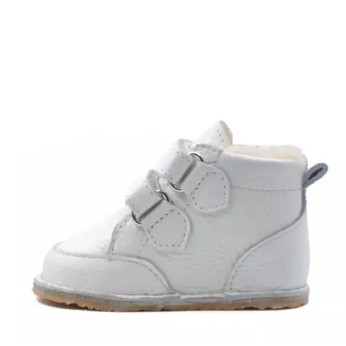 Ghete copii Barefoot, piele naturala, captuseala din blana, talpa felxibila, ivoar, Stuy - RO-115-4-24-