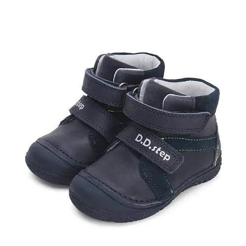 Ghete copii, piele naturala, bleumarin, D.D.Step - S082-42515A-24-
