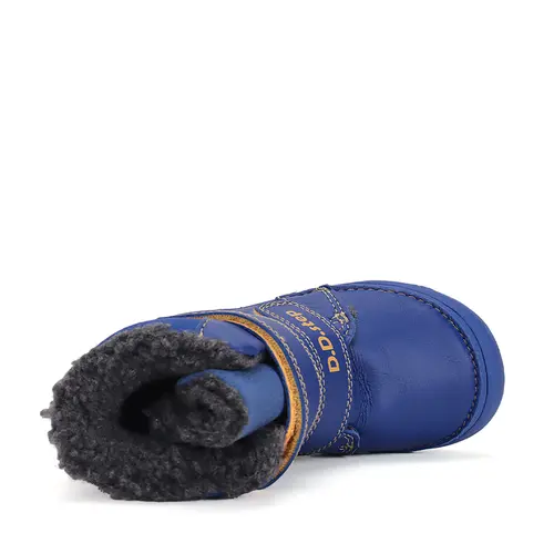 Ghete baieti, piele naturala, captuseala, albastru, crocodil, D.D.Step - W071-42421A-25-