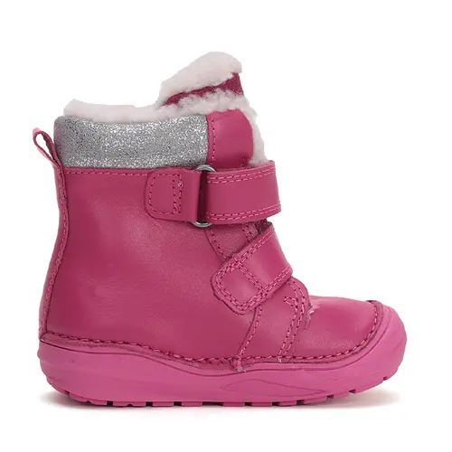 Ghete din piele naturala, captuseala, roz, albinuta, D.D.Step - W071-42233B-25-