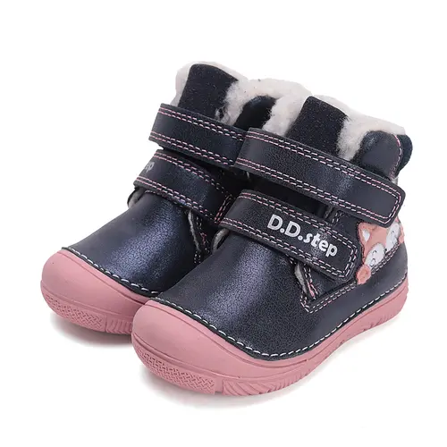 Ghete fete, piele naturala, captusite, bleumarin sidef, pisica, D.D.Step- W082-42774-25-D.D. Step Ghete fete, piele naturala, captusite, bleumarin sidef, pisica, D.D.Step- W082-42774-25-D.D. Step