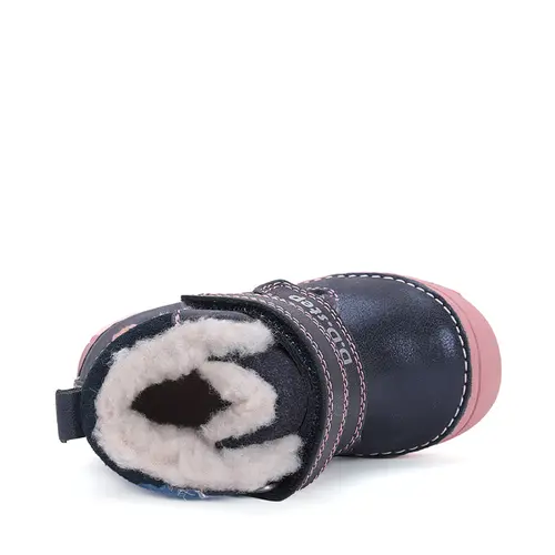 Ghete fete, piele naturala, captusite, bleumarin sidef, pisica, D.D.Step- W082-42774-25-D.D. Step Ghete fete, piele naturala, captusite, bleumarin sidef, pisica, D.D.Step- W082-42774-25-D.D. Step