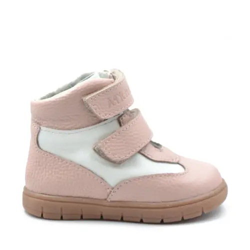 Ghete fete, piele naturala, talpa felxibila, roz, Tea - RO-117-1-25-