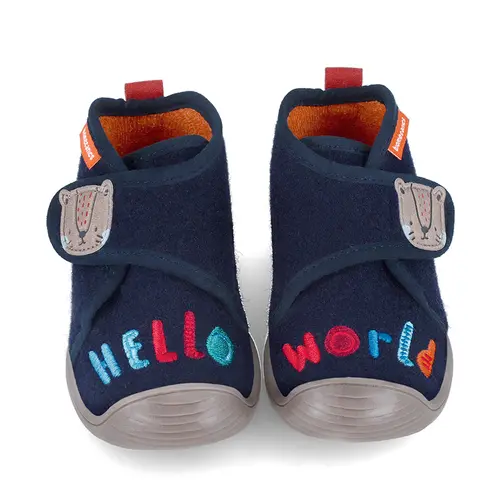 Pantofi baieti, material textil, Biohome, Hello World, bleumarin, Biomecanics- 241154-A089-23-Biomecanics Pantofi baieti, material textil, Biohome, Hello World, bleumarin, Biomecanics- 241154-A089-23-Biomecanics