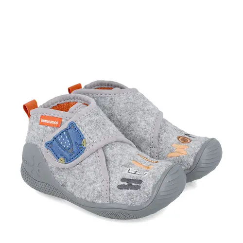 Pantofi baieti, material textil, Biohome, Hello World, gri, Biomecanics- 241154-B156-22-Biomecanics