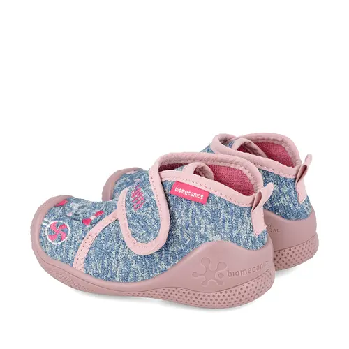 Pantofi fete, material textil, Biohome, pisica, albastru, Biomecanics- 241152-A008-24-Biomecanics