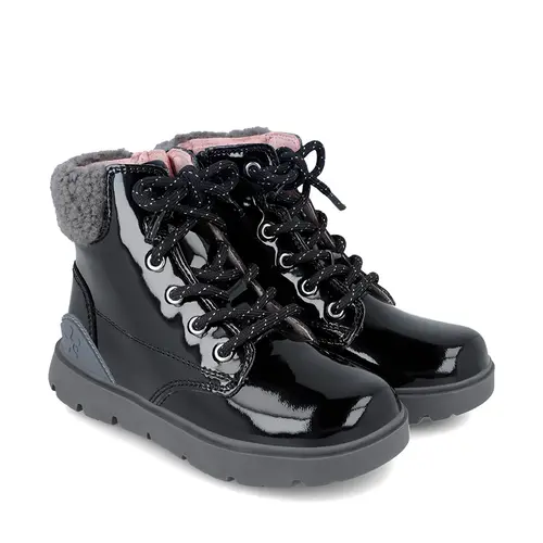 Ghete fete, piele naturala, Bioflow, negru, Biomecanics - 241211-A785-29-