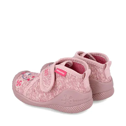 Pantofi fete, material textil, Biohome, pisica, roz, Biomecanics- 241152-B032-22-