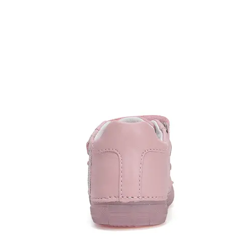Pantofi fete, piele naturala, talpa Gelsole, roz, unicorn, D.D. Step- S049-51250AM-30-