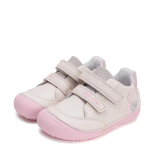 Pantofi fete, piele naturala, barefoot,  talpa flexibila, crem, lebada, D.D. Step- S063-51551M-30-D.D. Step Pantofi fete, piele naturala, barefoot,  talpa flexibila, crem, lebada, D.D. Step- S063-51551M-30-D.D. Step