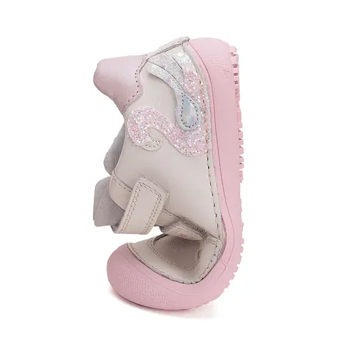 Pantofi fete, piele naturala, barefoot,  talpa flexibila, crem, lebada, D.D. Step- S063-51551M-30-D.D. Step Pantofi fete, piele naturala, barefoot,  talpa flexibila, crem, lebada, D.D. Step- S063-51551M-30-D.D. Step