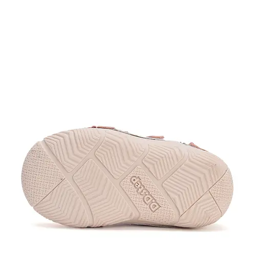 Pantofi fete, piele naturala, talpa flexibila, roz, cat paws, D.D. Step- S082-51505M-31-D.D. Step