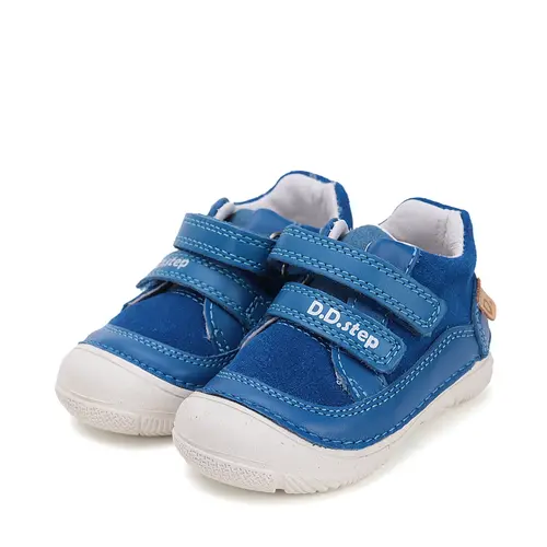 Pantofi baieti, piele naturala, talpa flexibila, albastru,  D.D. Step- S082-51977-25-D.D. Step Pantofi baieti, piele naturala, talpa flexibila, albastru,  D.D. Step- S082-51977-25-D.D. Step