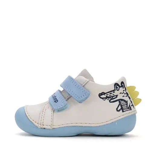 Pantofi piele naturla, baieti, albastru, alb, D.D. Step- S015-51832-24-D.D. Step