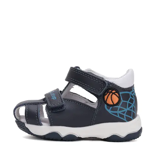 Sandale baieti, piele naturala, bleumarin, basketball, D.D. Step- G064-51470A-25-D.D. Step
